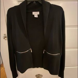Carmen Marc Valvo open cardigan